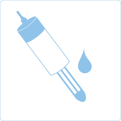 Moisture sensor for recording soil moisture, including data transmission