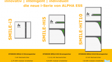 Die neuen Speichersysteme SMILE-i3, SMILE-Hi5 und SMILE-Hi10 kommen mit vielen Neuerungen mit denen sie ihren Vorgängern deutlich überlegen sind