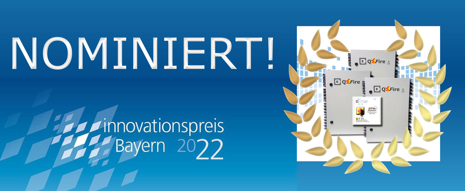 Nominierung Innovationspreis Bayern 2022 QFire Feuerwehrschalter