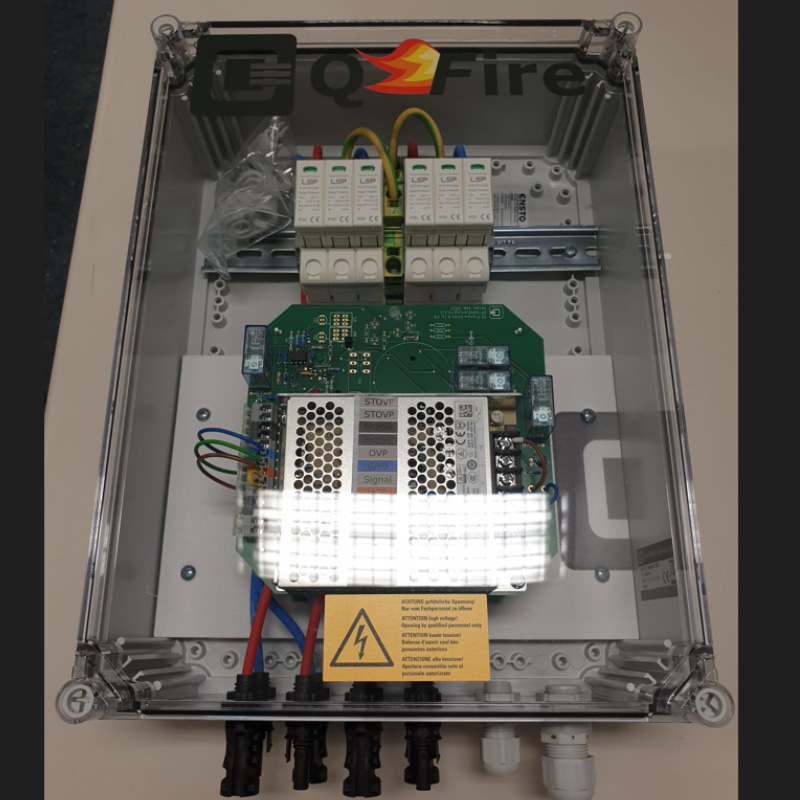 Feuerwehrschalter für PV Anlagen – Modul String Abschaltung Feuerwehrschalter für PV Anlagen – Modul String Abschaltung
