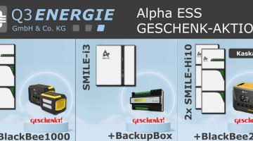 Alpha ESS Backup Box und BlackBee gratis