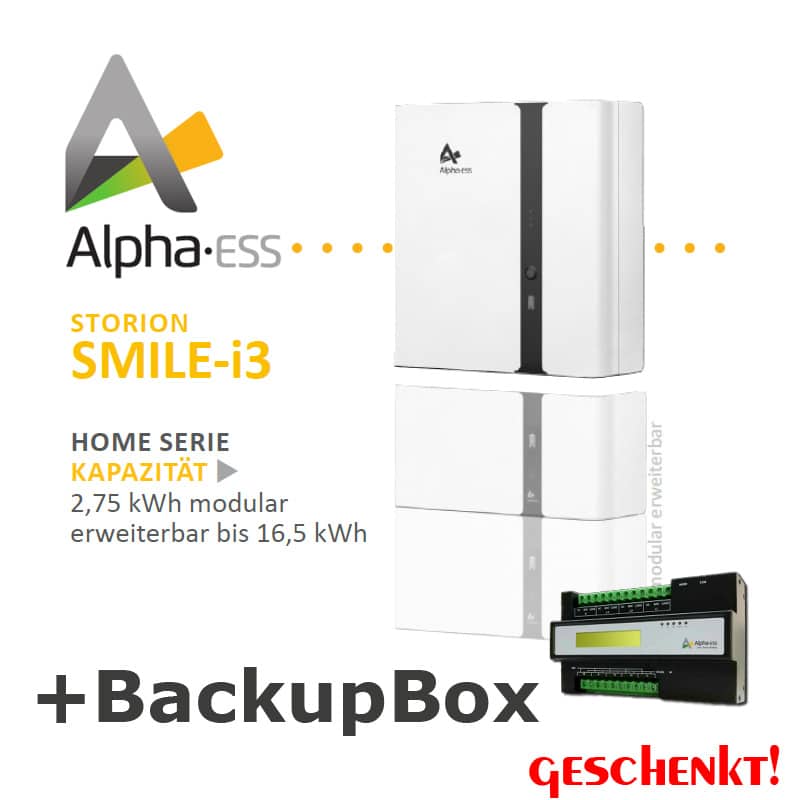 Alpha Smile i3 Backup Box promotion free of charge
