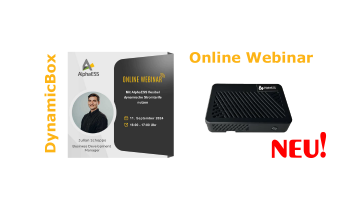 Mit AlphaESS flexibel dynamische Stromtarife nutzen - Webinar zur DynamicBox