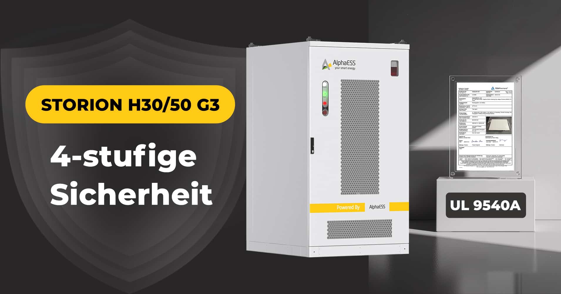 Storion H30/50 G3 4-stufige Sicherheit UL 9540A