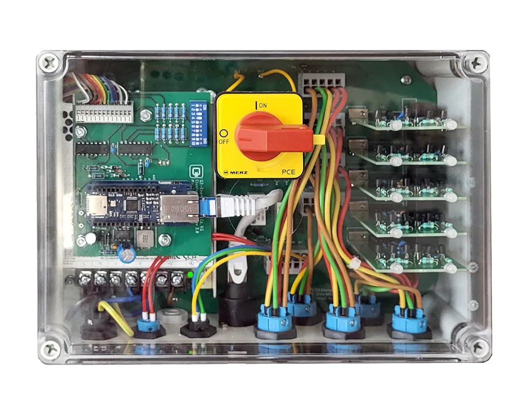 Cluster Steuerbox für mehrere Generatorflächen