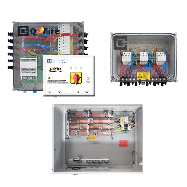 PV Connection Technology - Firefighter switches, combiner boxes, AC/DC boxes