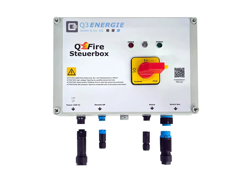 Easy installation: no internal wiring of the control cables to terminal blocks required