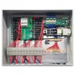 Super Multi Box DC combiner for ground-mounted and agri-PV with central inverter - patented solution including PV string fault discriminator and firefighter switch. Custom-built.