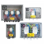 GAK with surge protection DC connection technology customized for x MPP trackers, optionally with fuses, DC disconnector