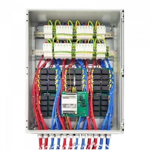QFire BIG firefighter switch junction box with 24 strings and surge protection