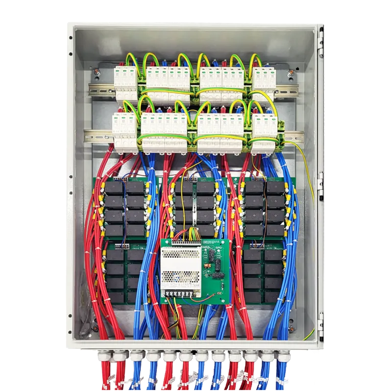 QFire BIG Firefighter Switch Box with 24 Strings and Surge Protection