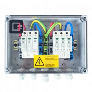 GAK LITE – generator junction box with Type 1+2 surge protection 1500 V DC 2 MPPT 4 strings