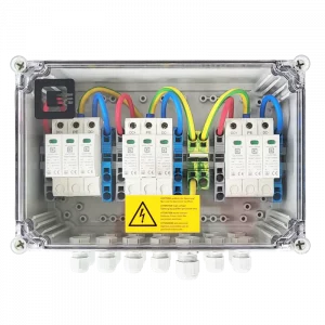 GAK LITE – Generatoranschlusskasten mit Überspannungsschutz T1+2 1500 V DC 3 MPPT 6 Strings