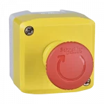 External emergency stop button for the QFire PV firefighter safety switch