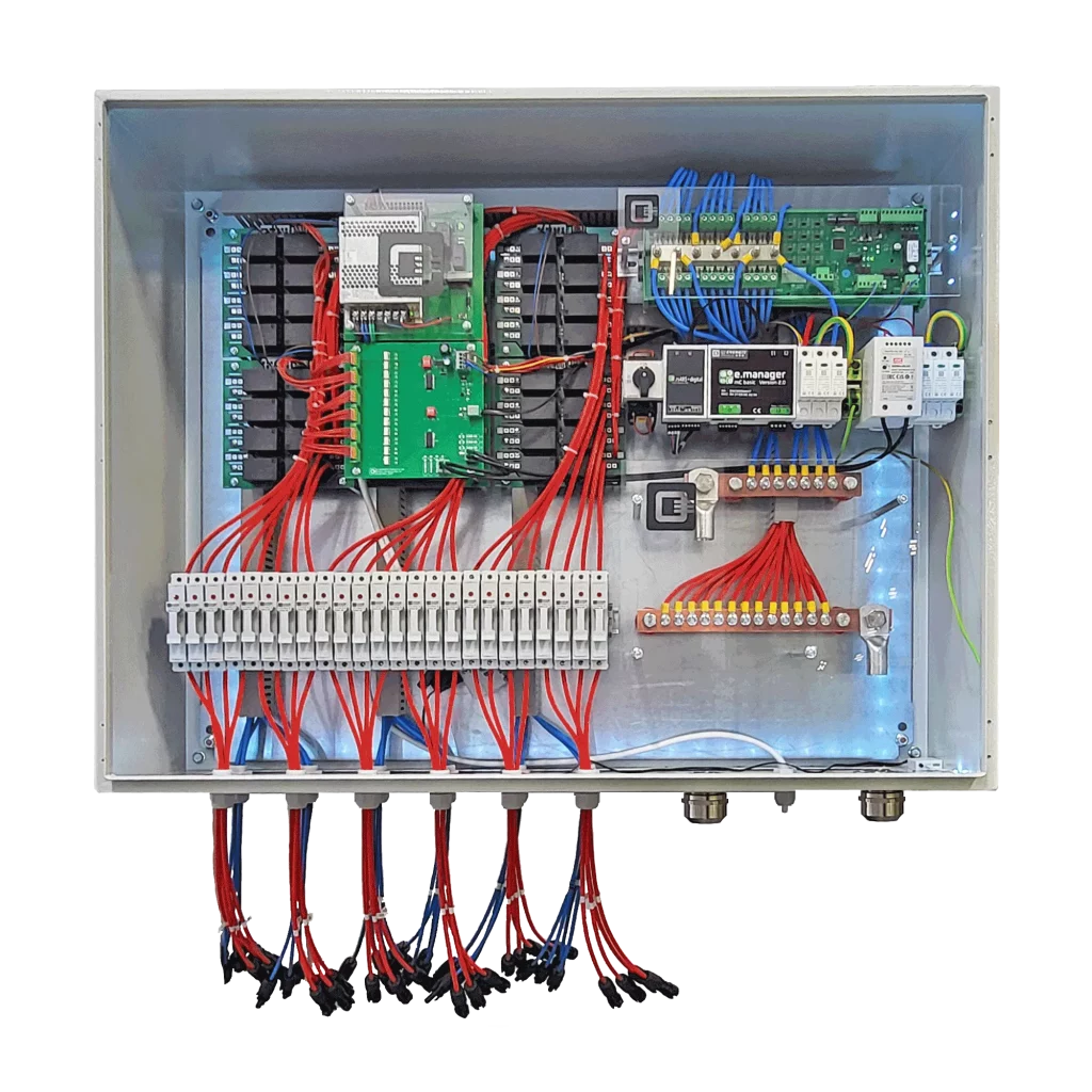 DC Combiner with PV Insulation Fault Solution