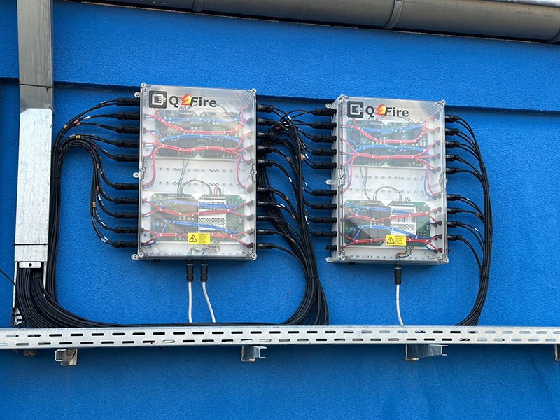 QFire Feuerwehrschalter Technik Referenz