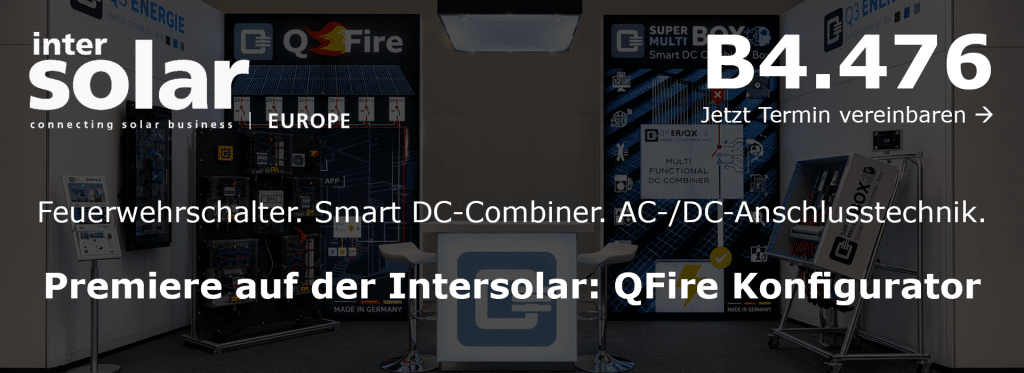 Premiere auf der Intersolar QFire Konfigurator
